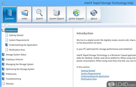 Intel Rapid Storage Technology - Download