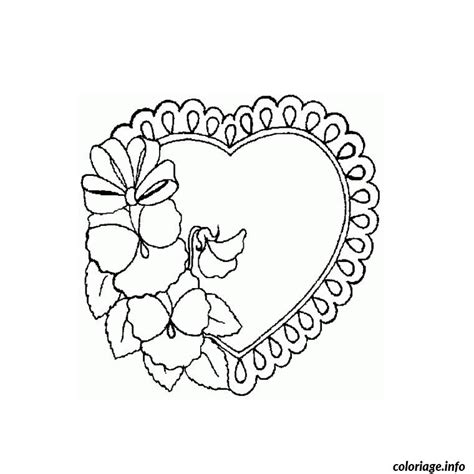 Coloriage Coeur Fleur Jecolorie