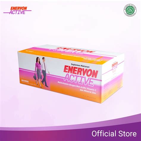 Jual Enervon Active Strip 100 Tablet Shopee Indonesia