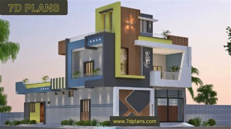 Best East Facing House Elevation Double Floor Designs D Plans