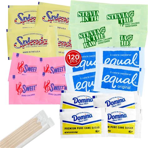 Assorted Sugar Packets For Coffee 300 Count Of Individual