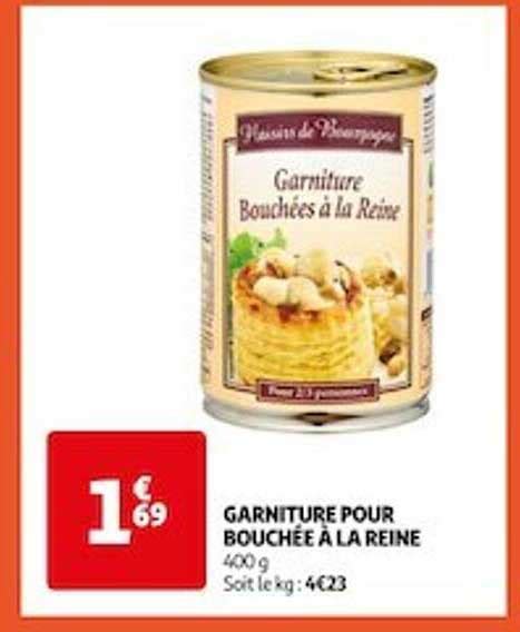 Promo Garniture Pour Bouch E La Reine Chez Auchan Icatalogue Fr