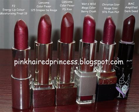 Pink Haired Princess: Dark Lipstick Swatches Part 2/3