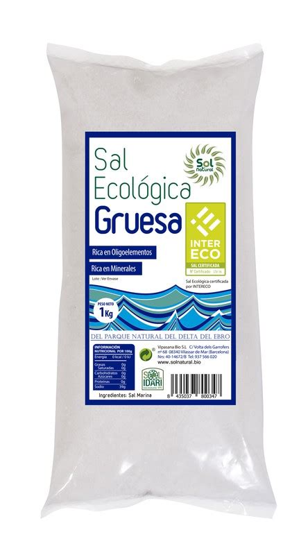 Sal Gruesa Ecologica Delta Del Ebro Kg Ananda Bio