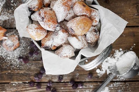 Mini Blueberry Beignets Seasons And Suppers