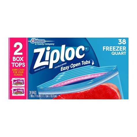 Ziploc Freezer Quart Vacuum Bag Refills Count Walmart