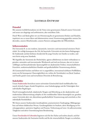 Leitbild Entwurf für eine Universität PDF