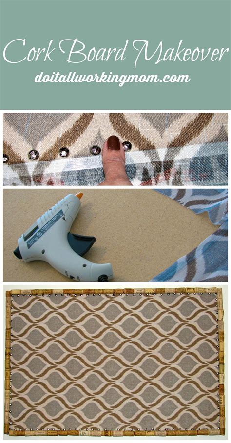 Diy Cork Board Makeover Do It All Working Mom