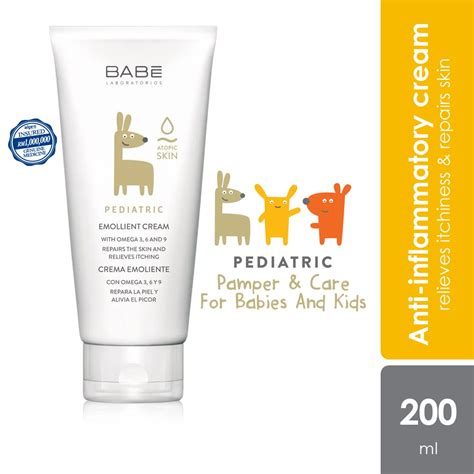 Babe Laboratorios Pediatric Emollient Cream Long Lasting Skin