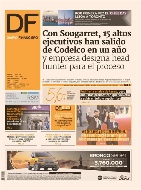 Rodolfo Carrasco On Twitter Rt Dfinanciero Portada De De Junio