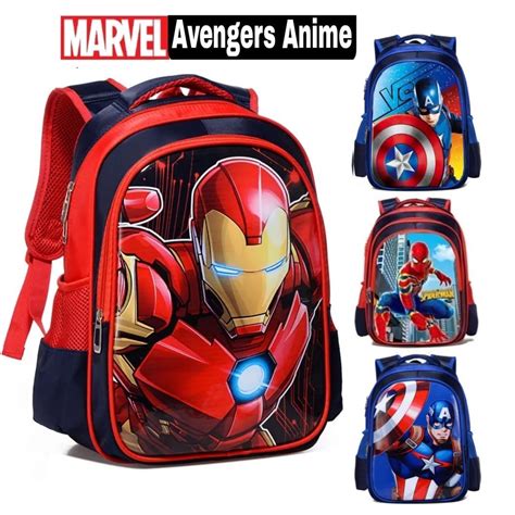 Jual Hot Sale 33 Tas Sekolah Tk Sd Anak Laki Laki Tas Ransel Marvel