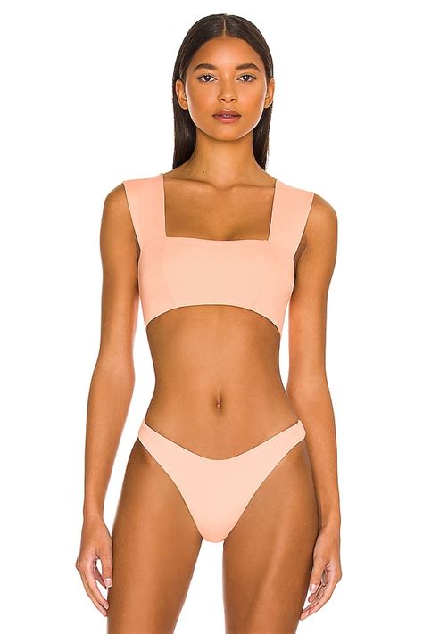 Lspace Parker Bikini Top In Tangy Revolve