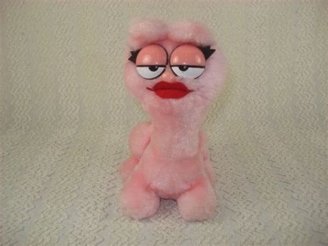 Vintage Arlene Plush Pink Cat Garfields By Timelesstotes On Etsy