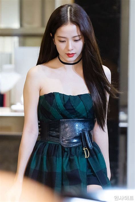 Jisoo Picture 지수 Strapless Dress Formal Blackpink Fashion Fashion