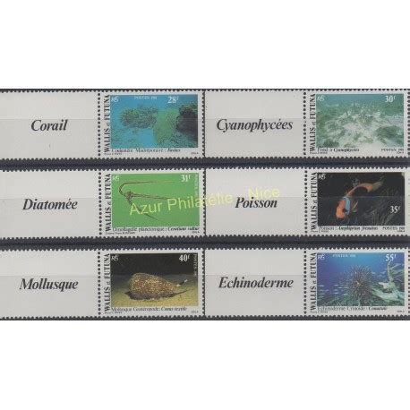 Timbres Th Me Vie Marine Wallis Et Futuna Poste No