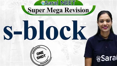 S Block Elements Class One Shot Chemistry Revision For Neet