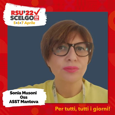 Rsu Mi Candido Con Fp Cgil Sonia Musoni Oss Asst Mantova Fp