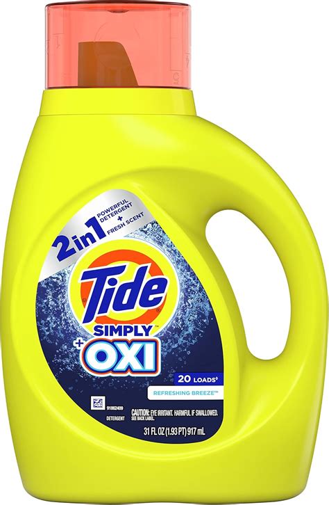 TIDE Simply Plus OXI Refreshing Breeze Laundry Detergent Liquid RP 31