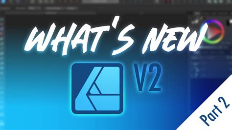 Whats New In Affinity Designer V2 Part 2 Youtube