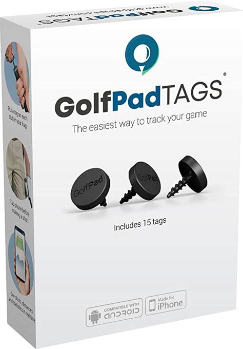 Golfpad Tags Smarten Up Your Golf Clubs Amazon De Sport Freizeit