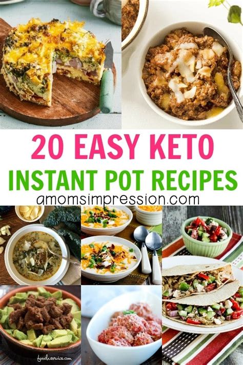 20 Easy Keto Instant Pot Recipes A Mom S Impression