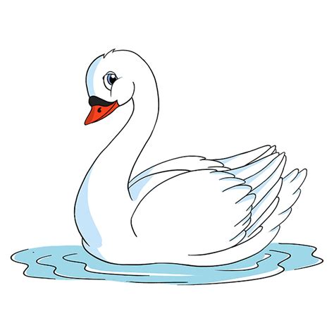 How to Draw a Swan - Really Easy Drawing Tutorial | Swan drawing, Easy ...