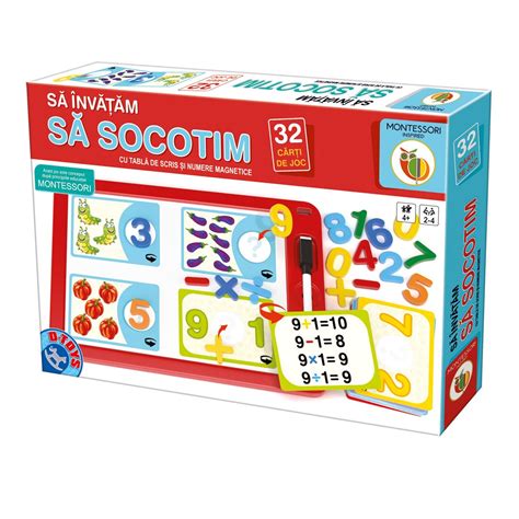 Joc Educativ D Toys Montessori Inspired Sa Invatam Sa Socotim Emag Ro