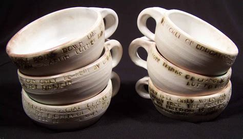 Ceramic mug set of 6 « Meredith Stern