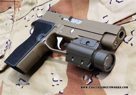 Sig Sauer Sigarms P Custom Polished With Fde Brown Duracoat