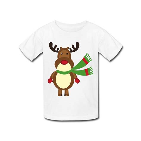 Camiseta Blusa Infantil Adulto Feliz Natal Papai Noel Rena Estilosa