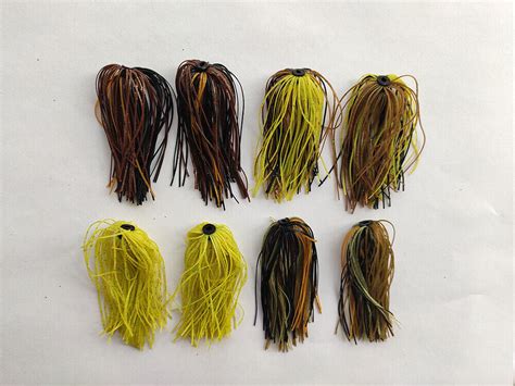 Bundles Strands Silicone Skirts Fishing Buzzbait Spinner Jig Bass