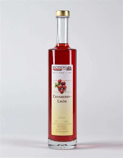 Cranberry Likör 13 Eichen Distillers