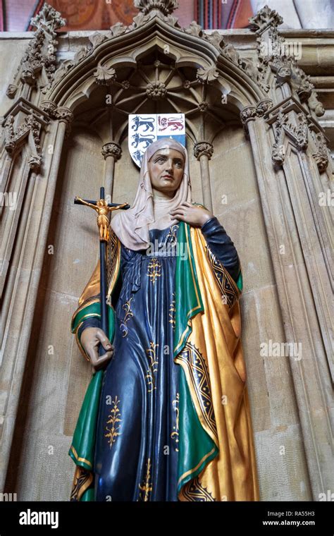 Statue of Saint Monica in Salisbury Cathedral UK Stock Photo - Alamy