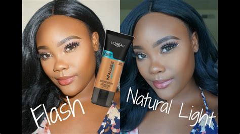 New L Oreal Pro Glow Foundation First Impression Youtube