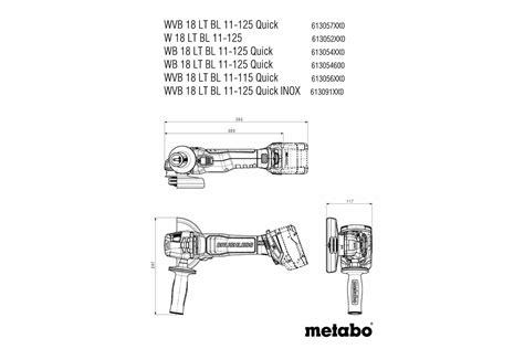 Metabo Wvb Lt Bl Quick Inox V Brushless Cordless Lithium