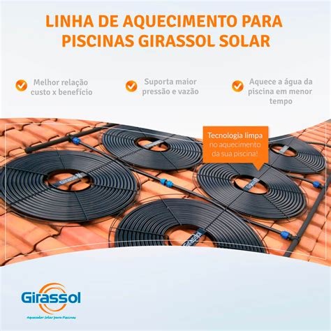 Kit Aquecedor Solar Piscina Girassol 88 000 L 22 Placas