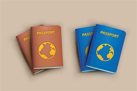 Passports With Shadows 33540271 Vector Art At Vecteezy