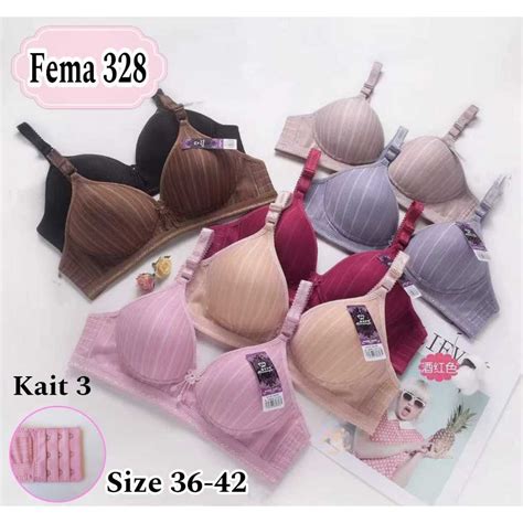 Jual FEMA 1742 328 BRA BUSA SEDANG CUP B TANPA KAWAT Shopee Indonesia