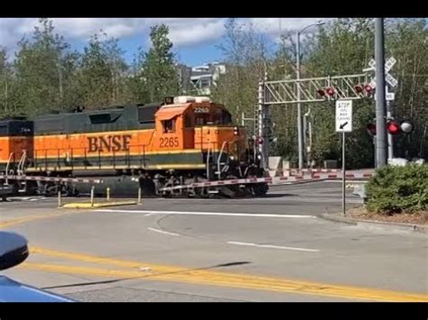 Bnsf Trains In The City Of Seattle Washington Youtube