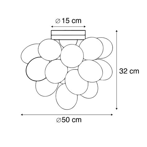 Plafoniera Nera Con Vetro Fum Luci Uvas Maisons Du Monde