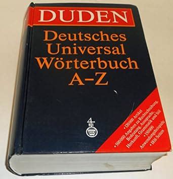 Amazon Duden Deutsches Universal Worterbuch A Z