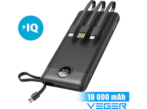 Veger Multi Usb Powerbank Powerbanks Universal Mah Schwarz Saturn