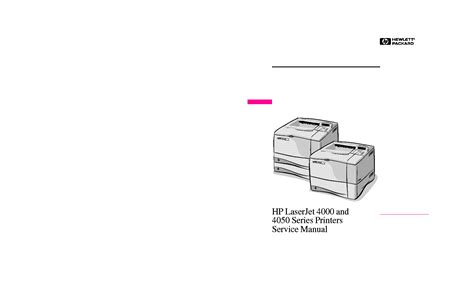 Hp Laserjet 4000 4050 Service Manual Download Schematics Eeprom