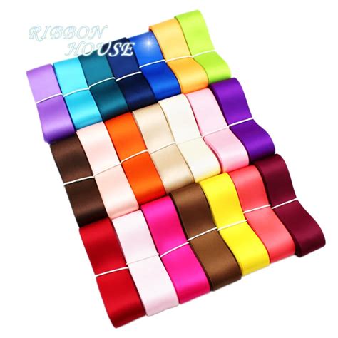 Aliexpress.com : Buy (24 colors mixed) 20mm double face satin polyester ...