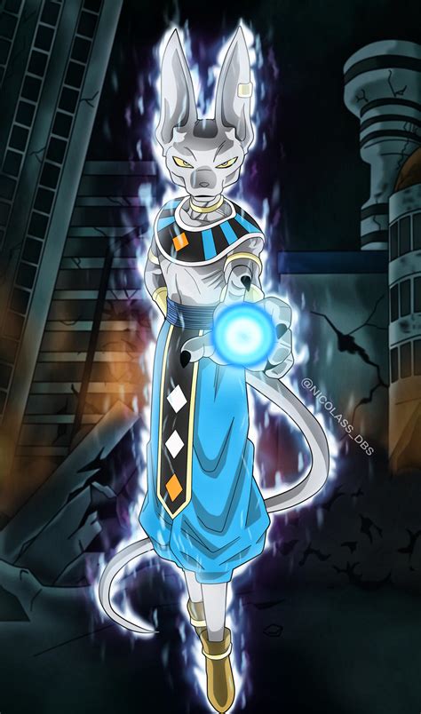 Beerus Mastered Ultra Instinct By Nikolasgothic On Deviantart