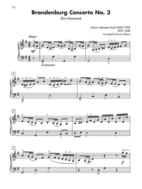 Artist - Brandenburg Concerto No.3 Easy.pdf Sheet by Artist