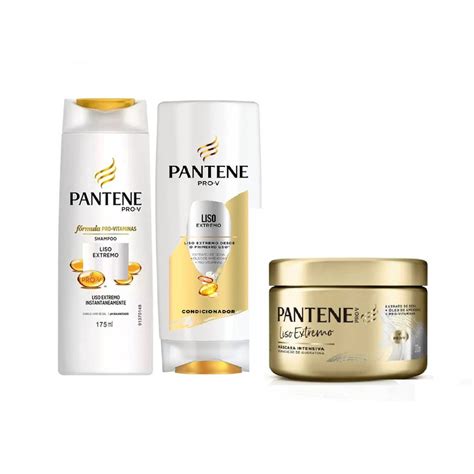 Kit Liso Extremo Pantene Sh 175 ml Cond 175ml Másc 270ml em