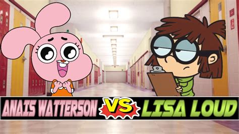 Mugen Battles Anais Watterson Vs Lisa Loud The Amazing World Of Gumball Vs The Loud