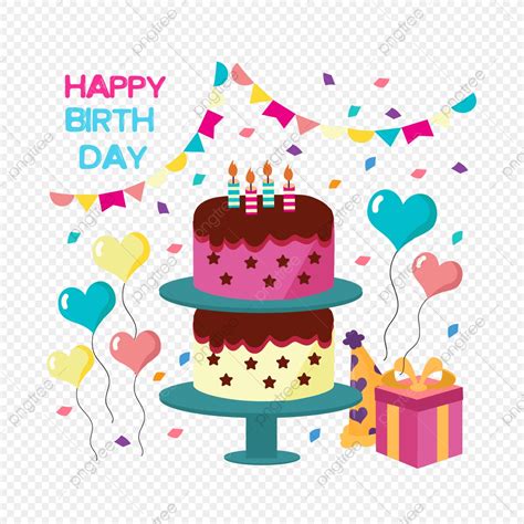 Hand Drawn Cake Vector Hd Images Hand Drawn Cartoon Birthday Cake Love