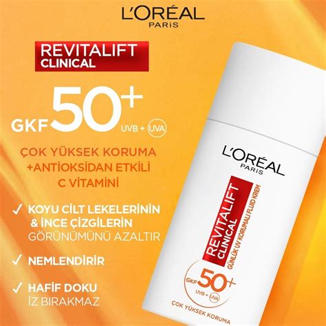 L Oreal Paris Revitalift Cl N Cal Leke Kar T G Ne Koruyucu Y Z Kremi